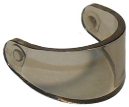 Viseira para capacete translúcida preta