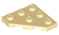 Placa de Canto 3x3 Bege