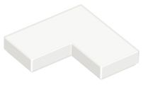 Placa Lisa de Canto 2x2 Branca