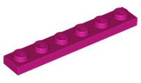 Placa 1x6 Magenta