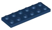 Placa 2x6 Azul Escura