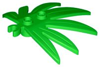 Folha 6x5 com garra Verde Brilhante