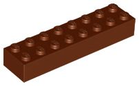 Tijolo 2x8 Marrom