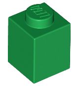 Tijolo 1x1 Verde
