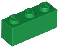 Tijolo 1x3 Verde