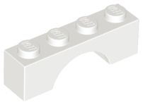 Tijolo com Arco 1x4 Branco