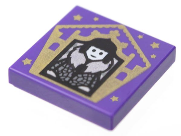 Placa Lisa 2x2 com desenho de Wizard Card de Olympe Maxime