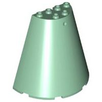 Metade de Cone 8x4x6 Sand Green