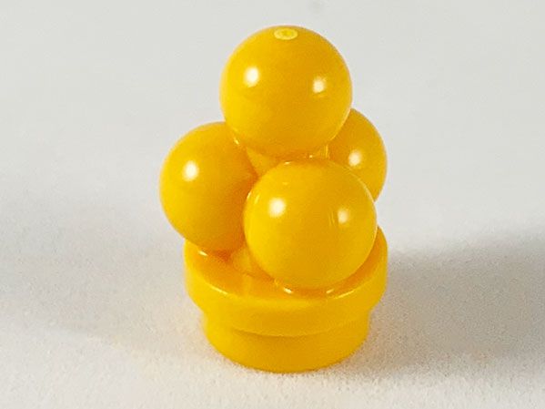 Bolas de Sorvete Laranja Brilhante