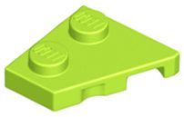 Placa 2x2 esquerda Verde Limão