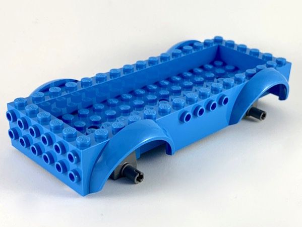 Base de Veículo 8x16x2 1/2 com Para-lamas levantados dark azure