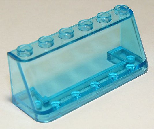 Para-Brisa 2x6x2 Translúcido Azul Claro