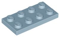 Placa 2x4 Sand Blue