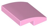 Inclinação Curva 2x2 Rosa Brilhante