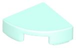 Placa Lisa redonda 1x1 de 1/4 Light Aqua