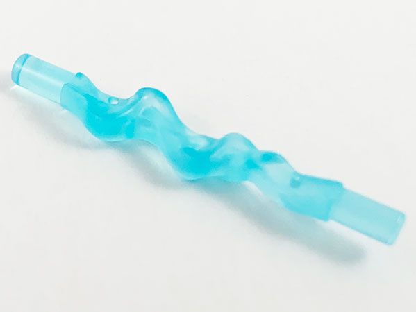 Efeito de Teia do Homem Aranha com Barras nas Extremidades Translúcida Azul Clara