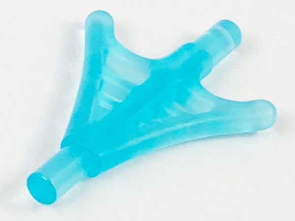 Efeito de Teia do Homem Aranha com duas ramificações Translúcido Azul Claro