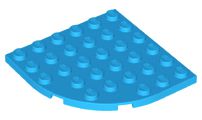 Placa Redonda de Canto 6x6 Dark Azure