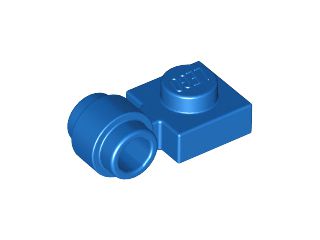 Placa Modificada 1x1 com Anel Lateral Azul