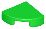 Placa redonda 1x1 de 1/4 Verde Brilhante