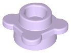 Placa redonda 1x1 com borda de flor Lavender