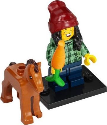 Minifigura Série 22 - Cavalo e Garota