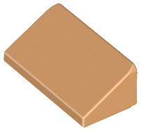 Placa Inclinada 30 1x2x 2/3 Medium Nougat