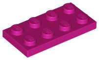 Placa 2x4 Magenta