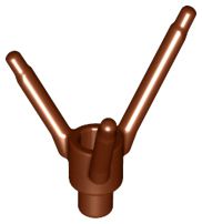 Caule de Flor com pino inferior Marrom