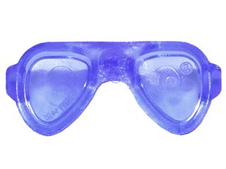 Óculos de sol acessórios amigos com alfinete Translúcido Roxo