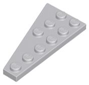 Placa 6x3 direita Cinza Clara