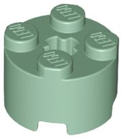 Tijolo Redondo 2x2 Sand Green