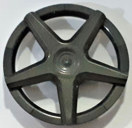 Calota de roda com 5 raios - para roda 72206pb01 Cinza Escura Perolada