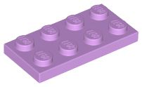 Placa 2x4 Medium Lavender