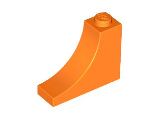 Tijolo com arco invertido 1x3x2 Laranja