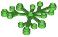 Folha de Planta 6x5 Verde Brilhante