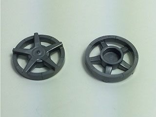 Calota com 5 raios para roda 18976 Flat Silver