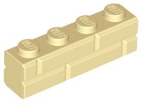 Tijolo Modificado 1x4 Bege