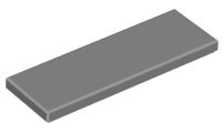 Placa Lisa 2x6 Cinza Escura