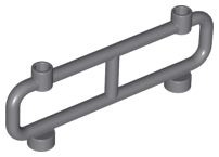 Barra 1x8x2 Cinza Escura