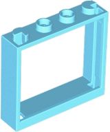 Janela 1x4x3 - sem guias Medium Azure