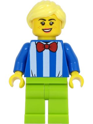Minifigura Lego City - Funcionária de feira