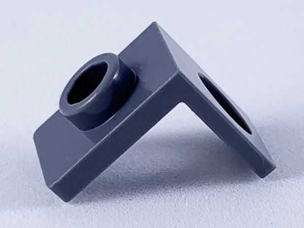 Suporte de pescoço com pino traseiro Cinza Escuro