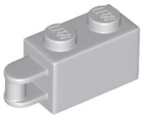 Tijolo Modificado 1x2 com alça Cinza Claro