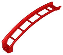 Pista de montanha-russa rampa grande parte superior elevação de 6 tijolos Vermelha