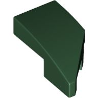 Cunha 1x2 com encaixe esquerda Verde Escura