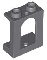 Janela de Castelo 1x2x2 Cinza Escura