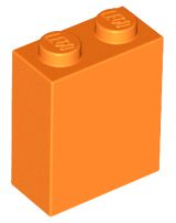 Tijolo 1x2x2 Laranja
