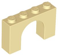 Tijolo Arco 1x4x2 Bege