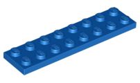 Placa 2x8 Azul